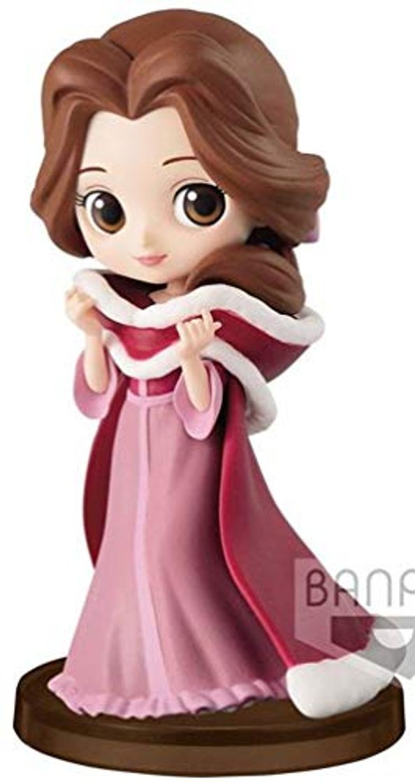 Producto Figura de Colección La Bella Y La Bestia Beauty and The Beast 7cm Serie QPOSKET Petit Winter Costume Disney Characters Banpresto Disney