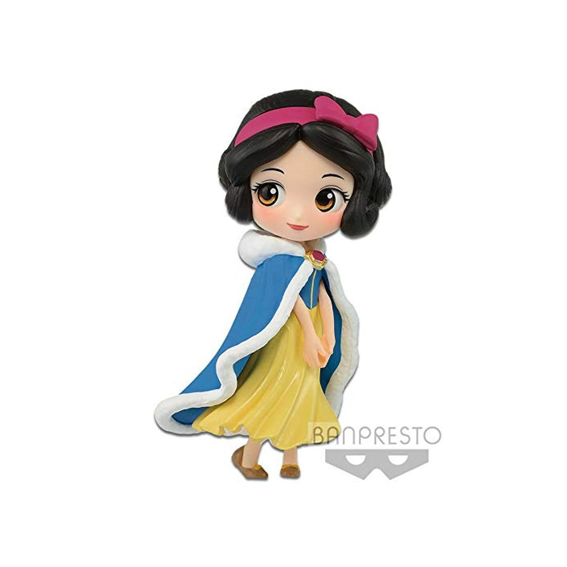 Social Figura de Colección Blancanieves Snow White 7cm Serie QPOSKET Petit Winter Costume Disney Characters Banpresto Disney