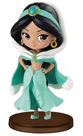 Disney Figura QPOSKET Jasmine Winter 7 CM, Multicolor