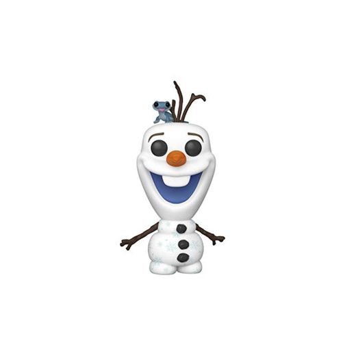 Funko- Pop Disney: Frozen 2-Olaf with Bruni Figura Coleccionable, Multicolor