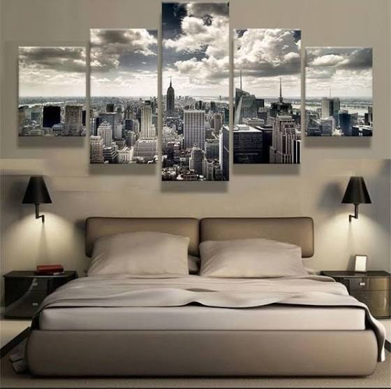 Cuadro 5 piezas New York