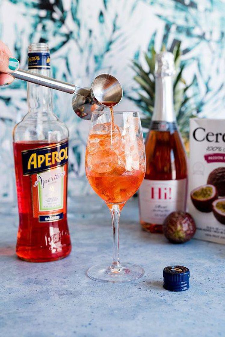 Fashion Uma maravilhoso drink de Aperol com prosecco.... 