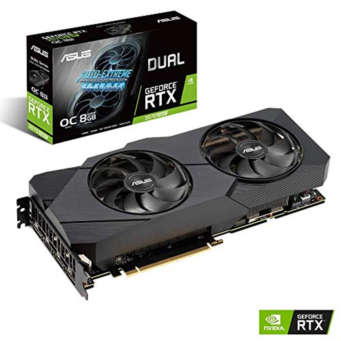 Products ASUS Dual GeForce RTX 2070 Super EVO OC Edition 8GB GDDR6 –