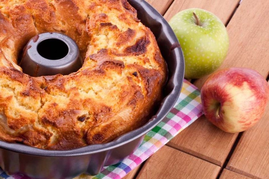 Bolo de maçã com canela  😋