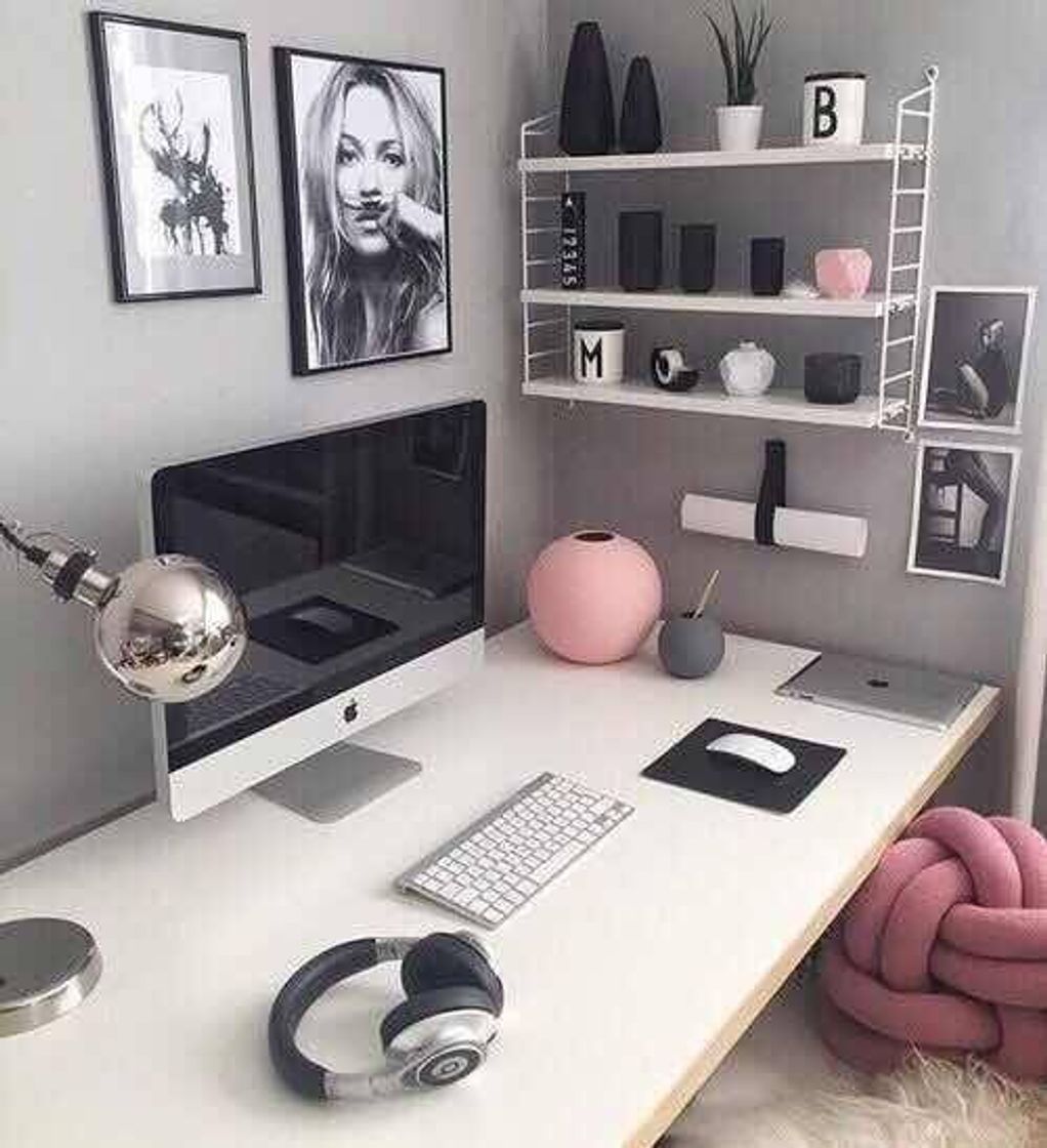 Moda Home office minimalista lindo ✨🥰