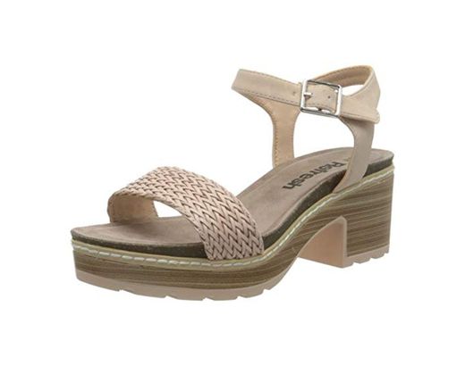 Refresh 69500.0, Sandalias con Plataforma para Mujer, Rosa