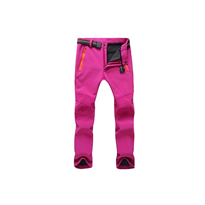 Product YiLianDa Pantalones de Trekking Pantalones de Softshell Impermeables Resistente al Viento Transpirable