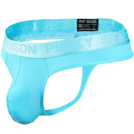 Sexy Jackstrap 3 Piezas Respirable Seda de Hielo Ropa Interior Tanga Bikini