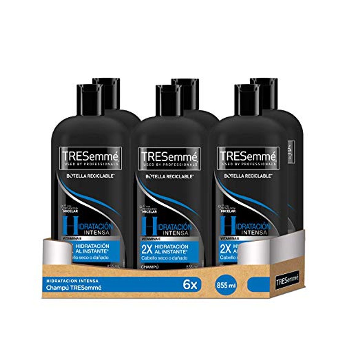Social TRESemmé Champú Hidratación Intensa 6 x 855 ML