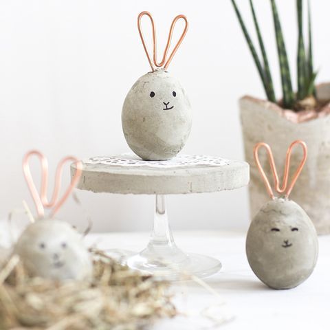 SELLX 9pc Easter Rabbit Wooden Pendant Happy Easter Decor For Home Bunny