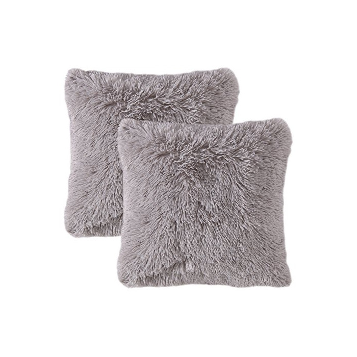 Social MIULEE Juego de 2 Cojines Protectores Faux Fur Throw Funda de cojín