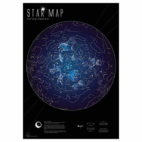 Social Mapa estelar fluorescente