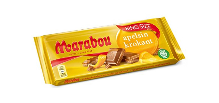 Social Marabou Apelsin quebradizo