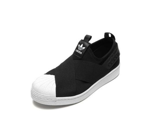 Tênis adidas Originals Superstar Slip on W Preto - Dafiti