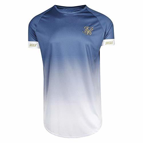 Social Sik Silk Camiseta S/S Fade Tech Azul XL