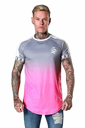 Moda sinners 1037 Dipe Dye tee Grey/Pink - Grey/Pink