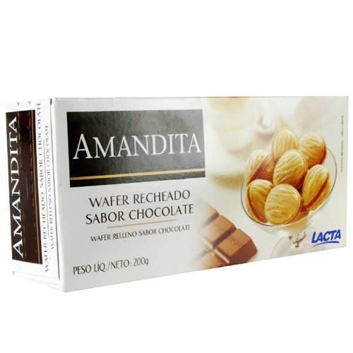 Fashion Wafer Recheado Amandita 200g - Lacta