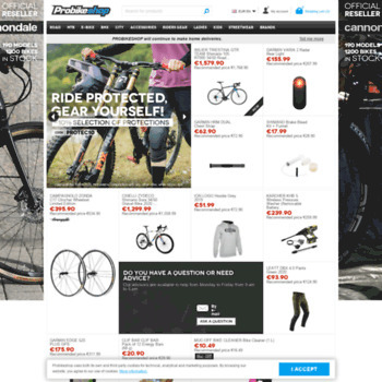 Fashion MTB, Road and BMX parts... everything available on Probikeshop !