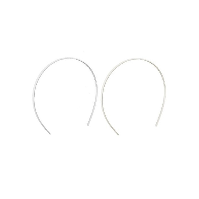 Product Chefe Decoração DealMux 2 Pcs plástico branco Hoop cabelo w Teeth para