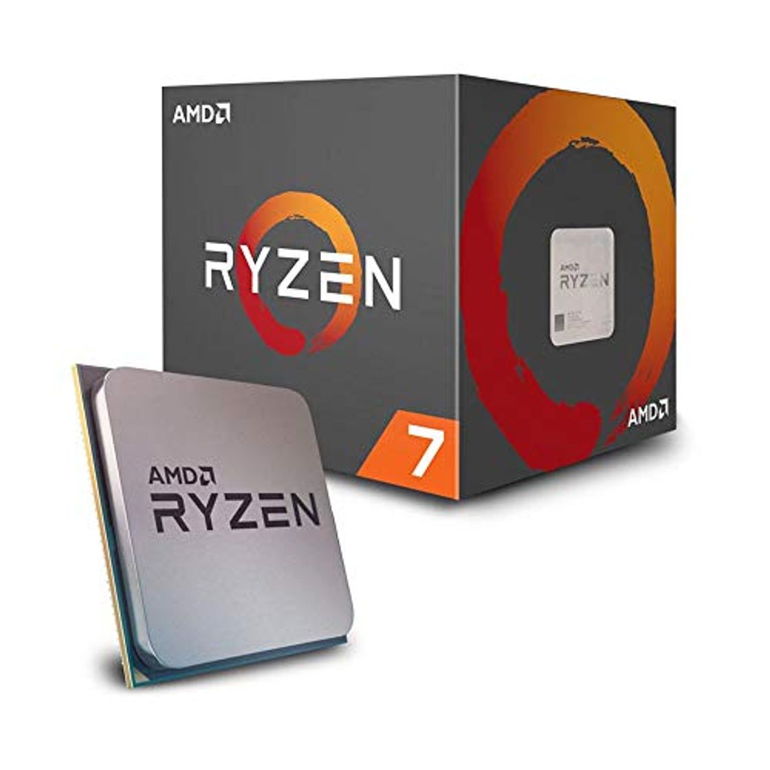 Social AMD Ryzen 7 2700 - Procesador con disipador de calor Wraith Spire