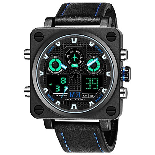 Fashion Regalo para Padre Menton Ezil Reloj Hombre Dijital Deportivo Eletrónico Militar Multifuncional