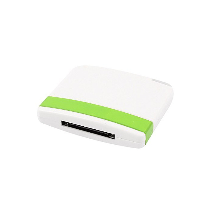 Product DealMux 30Pin altavoz del bluetooth receptor TS-BTIP03 Blanco Verde para el teléfono