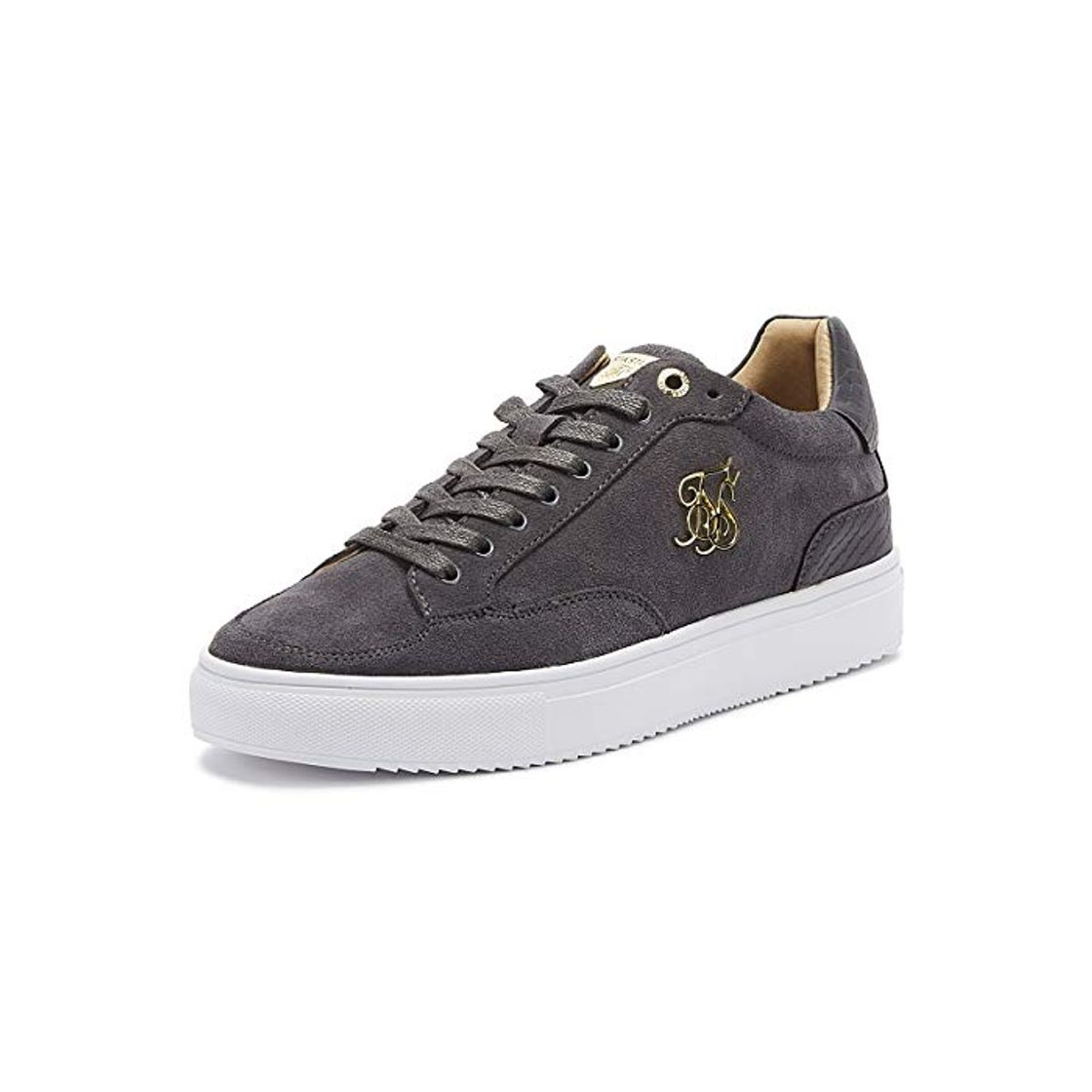 SikSilk Phantom Python Hombres Gris Zapatillas-UK 8