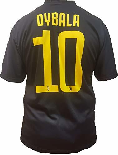 Productos Camiseta de Fútbol Paulo Dybala 10 Juventus Tercera Camisa Negra Temporada 2018-2019