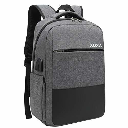 Electronic XQXA Mochila Unisex Impermeable para Ordenador Portátil de hasta 15.6 Pulgadas