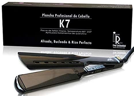 Fashion Irene Rios K7 Plancha para el Cabello Color Negro - 100 gr ...