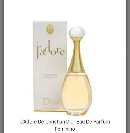 Perfume J'Adore De Christian Dior Feminino Eau de Parfum ...