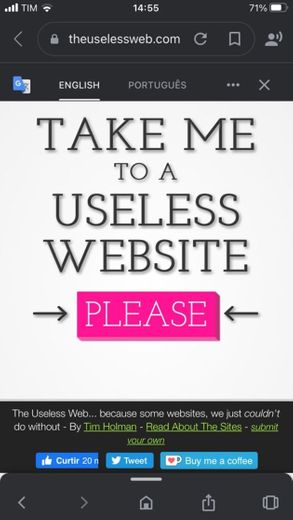 The useless web 