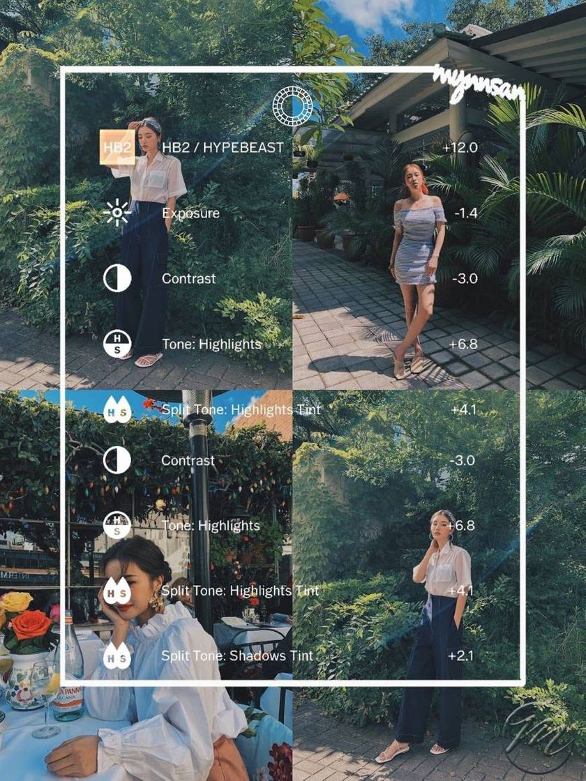 Social filtros do vsco 