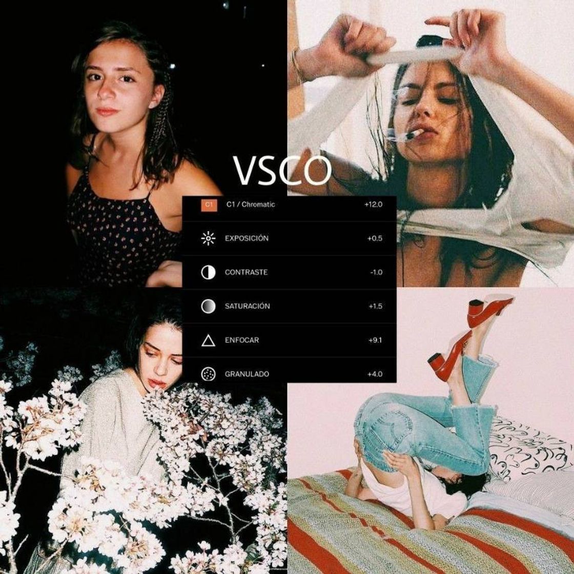 Social filtro do vsco