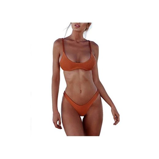 heekpek Bikini Mujer 2019 Push up con Relleno Bikini Bandeau para Mujer