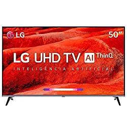 Fashion Smart TV 4K LG LED 50” com Inteligência Artificial, Upscaler