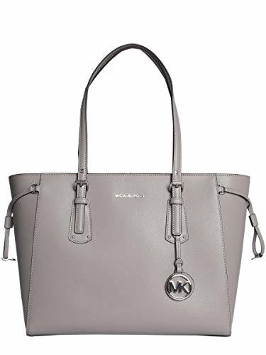 Fashion MICHAEL BY MICHAEL KORS Mujer 30H7sv6t8l081 Gris Cuero Bolso Tipo Shopper