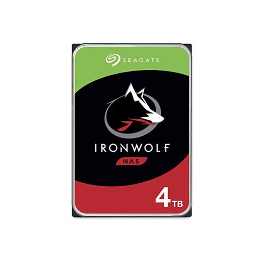 Seagate IronWolf, 4TB, NAS, Unidad de disco duro interna, HDD, 3,5 in,