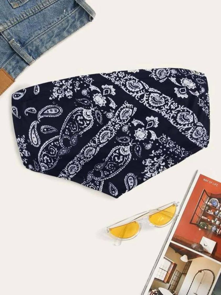 Moda Paisley Print Bandana Tube Top | SHEIN 