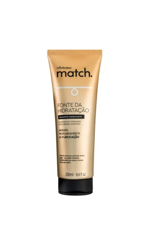 Productos Shampoo Hidratação Match Boticário 