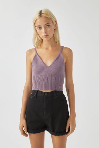 Mom fit Bermuda shorts with turn-up hems - PULL&BEAR