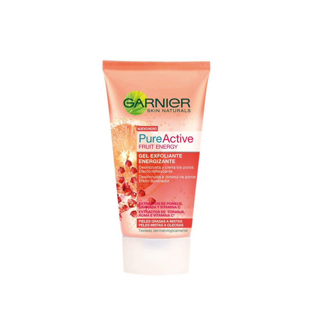 Belleza Garnier Skin Active Pure Active Fruit Energy Gel Exfoliante Energizante