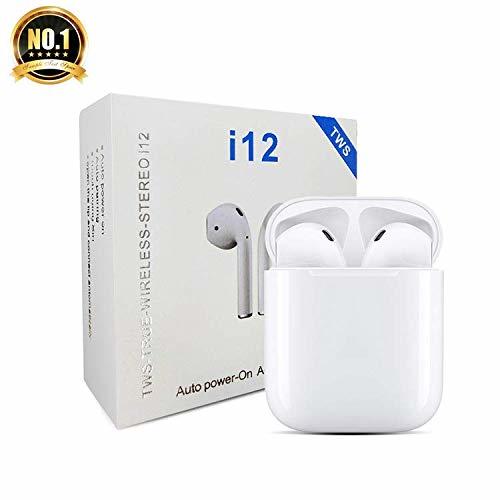 Product I12 TWS - Auriculares inalámbricos con Bluetooth 5.0