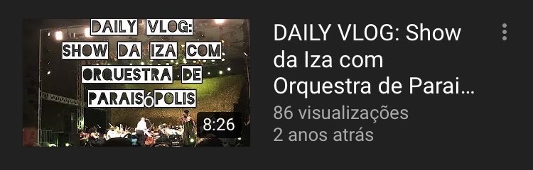 Social DAILY VLOG: Show da Iza com Orquestra de Paraisópolis
