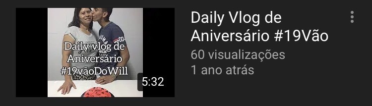 Social Daily Vlog de aniversário #19vão