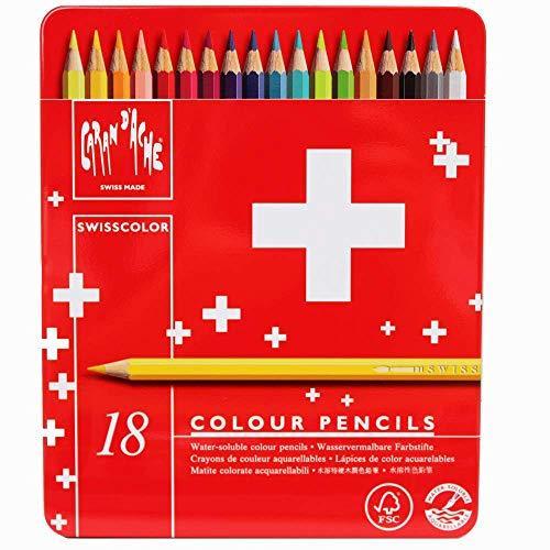 Product Caran d-Ache Swisscolor Aquarel 18's - Lápiz de color