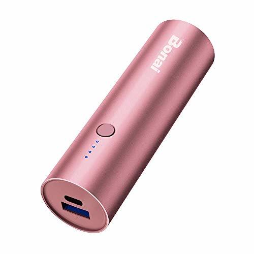 Product BONAI Powerbank 5800mAh Cargador Móvil Portátil Batería Externa con Cable Lightning para