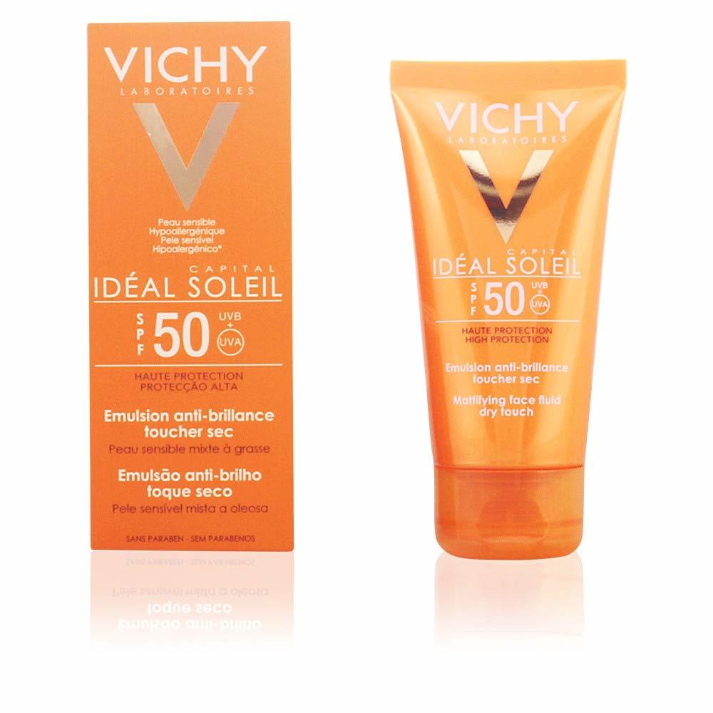Social Vichy Ideal Soleil Protector Solar BB Toque Seco Fluido con Color FPS