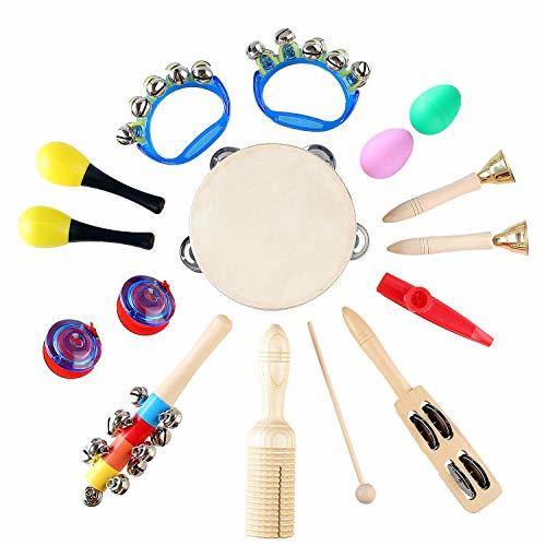 Producto MVPOWER Set de 15pcs de Instrumentos Musicales Set de Percusión para Niños