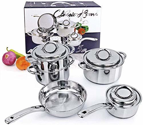 Producto Olla PDHW Herramientas de Cocina 8PC de ollas de Cocina de Acero